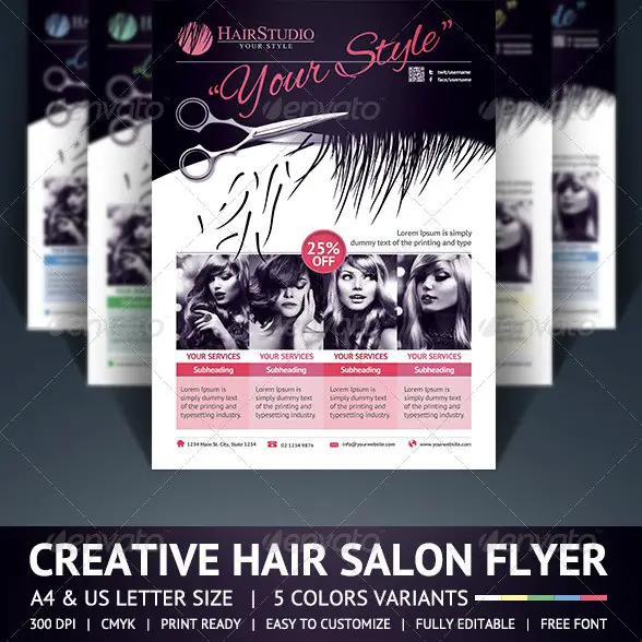 Hair Salon Flyer