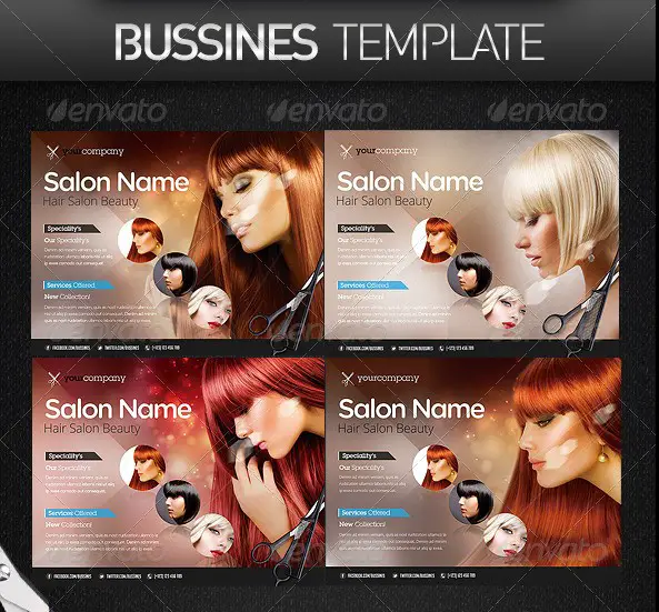 Hair Salon PRO Bussines Promotional Flyer