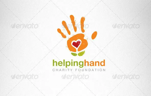 Helping Hand Charity Foundation Creative Logo