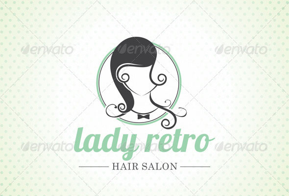 Lady Salon Logo Template