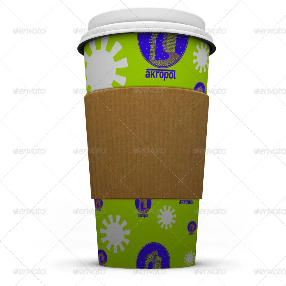 Paper Cups Mockup