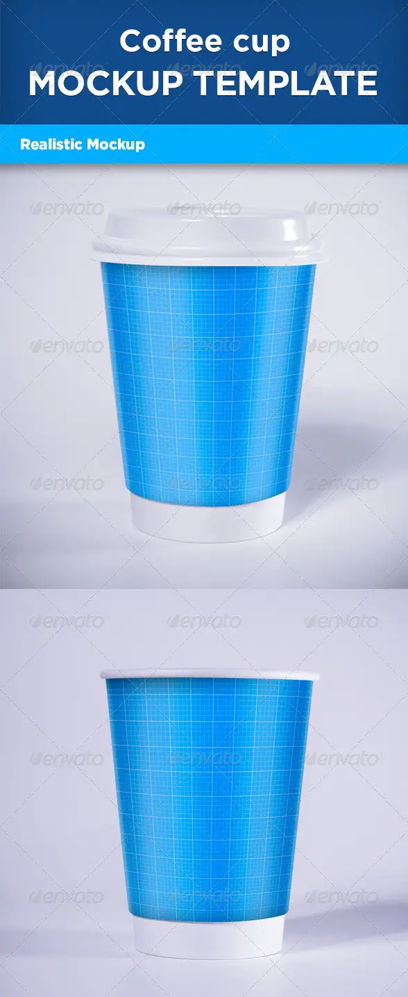 Realistic Coffee Cup Mockup