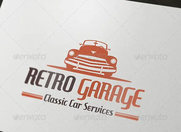 Retro Garage Logo