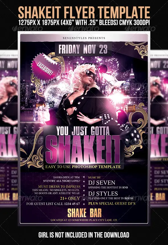 Shakeit Flyer Template