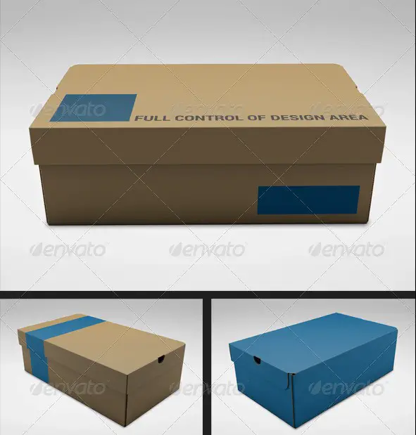 Shoe Box Mockup