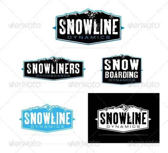 Snow Dynamics Logo Template