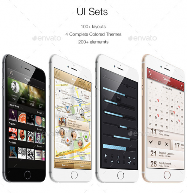 45+ Professional PSD Mobile App UI Design Templates - Full Overview ...