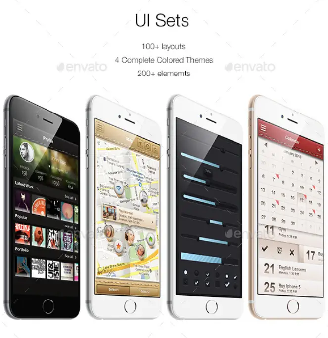 UI Sets 4 in 1