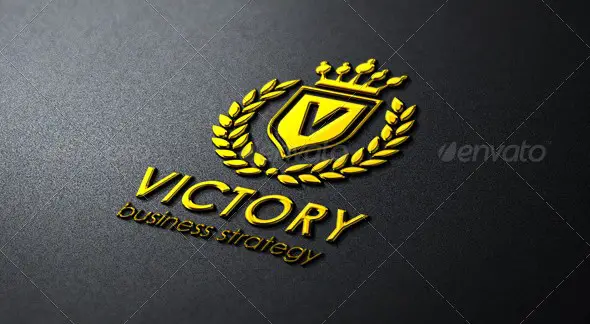 Victory - Heraldic Elegant Logo