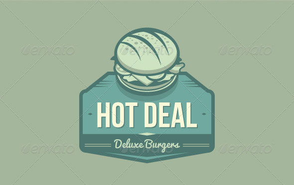 Vintage Restaurant Vector Logo Template