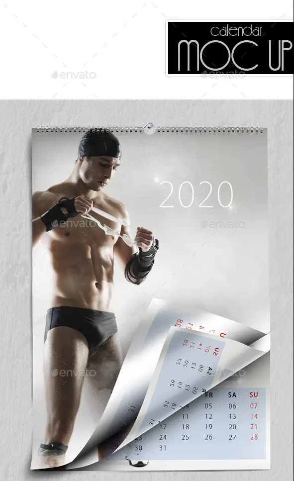 Wall Calendar Mockup