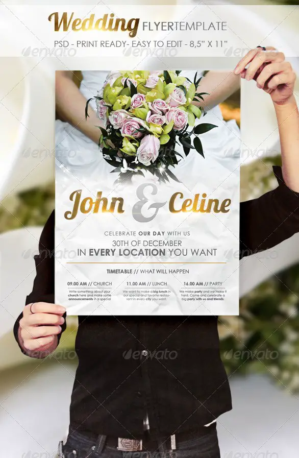 Wedding - Flyer Template