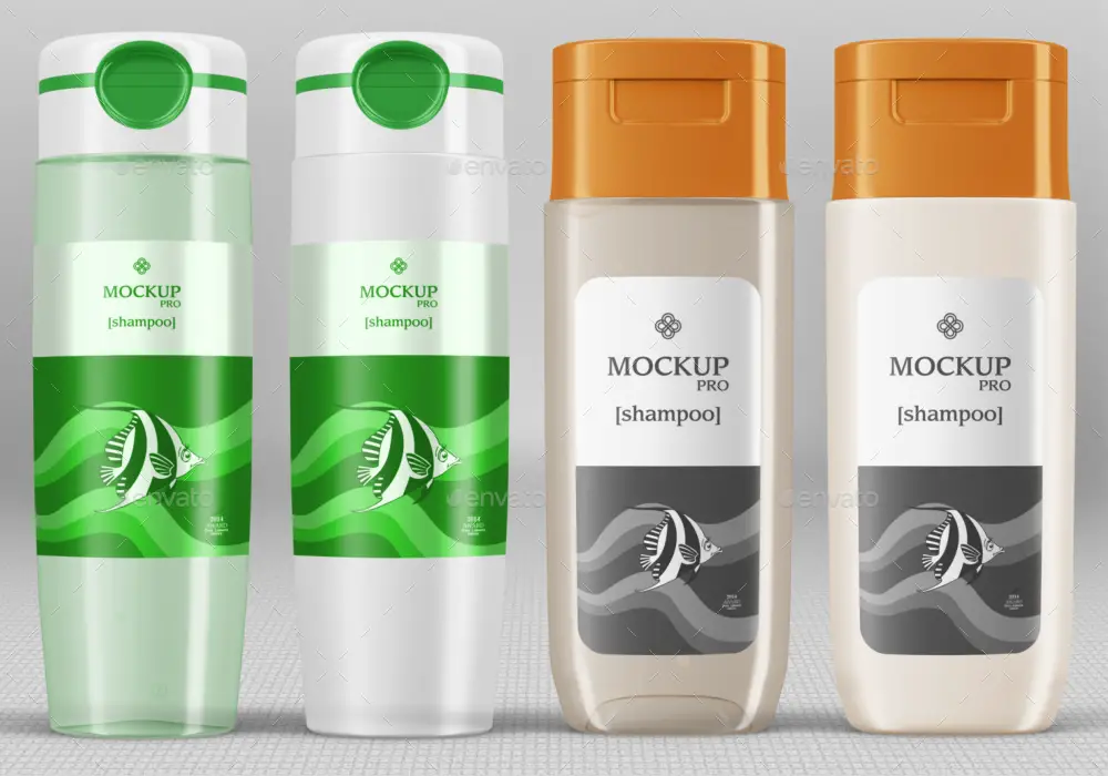 10 Shampoo Bottle Mockups