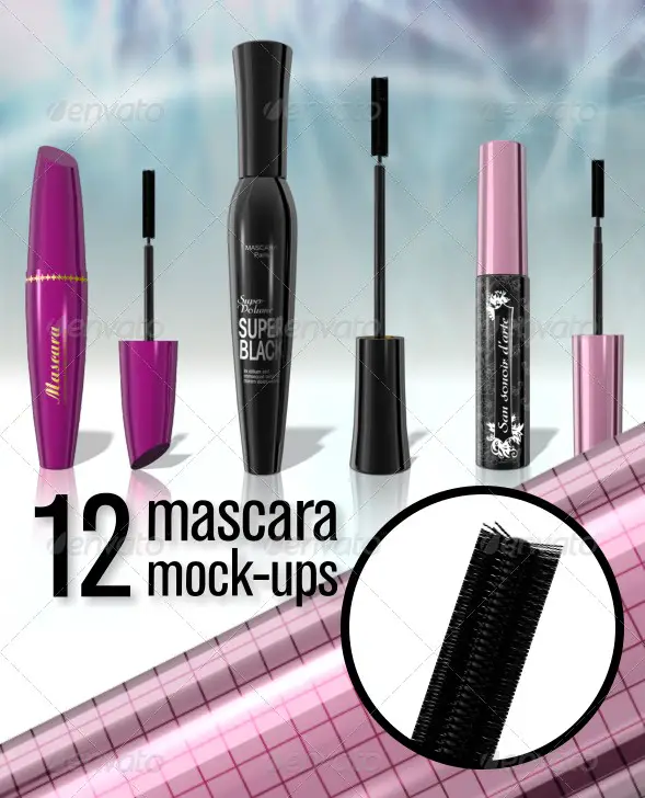 12 Mascara Mockups