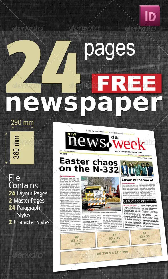 24 Pages Free Newspaper