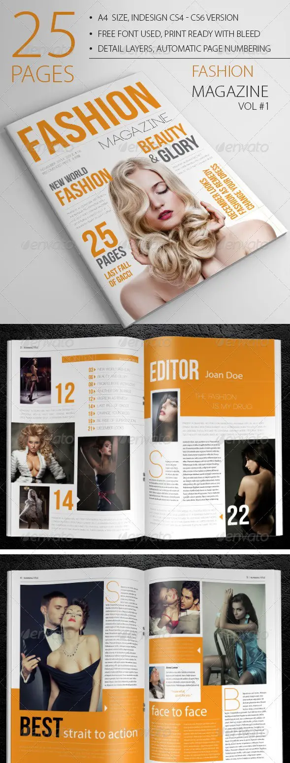 25 Pages Fashion Magazine Vol1