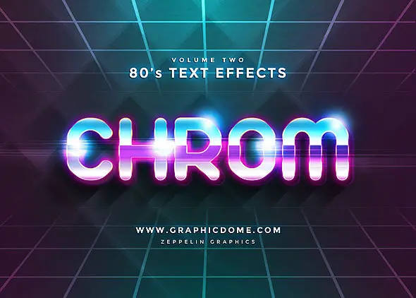 80s Text Effects