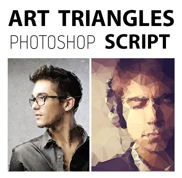 Art Triangles Photoshop Script