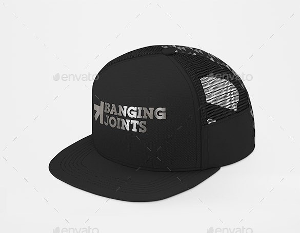 Baseball Trucker Full Cap Mockup