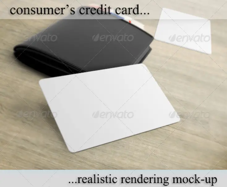 Credit/Debit/Bonus Card Mockup