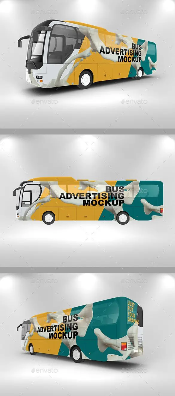 Bus Advertising Mockup