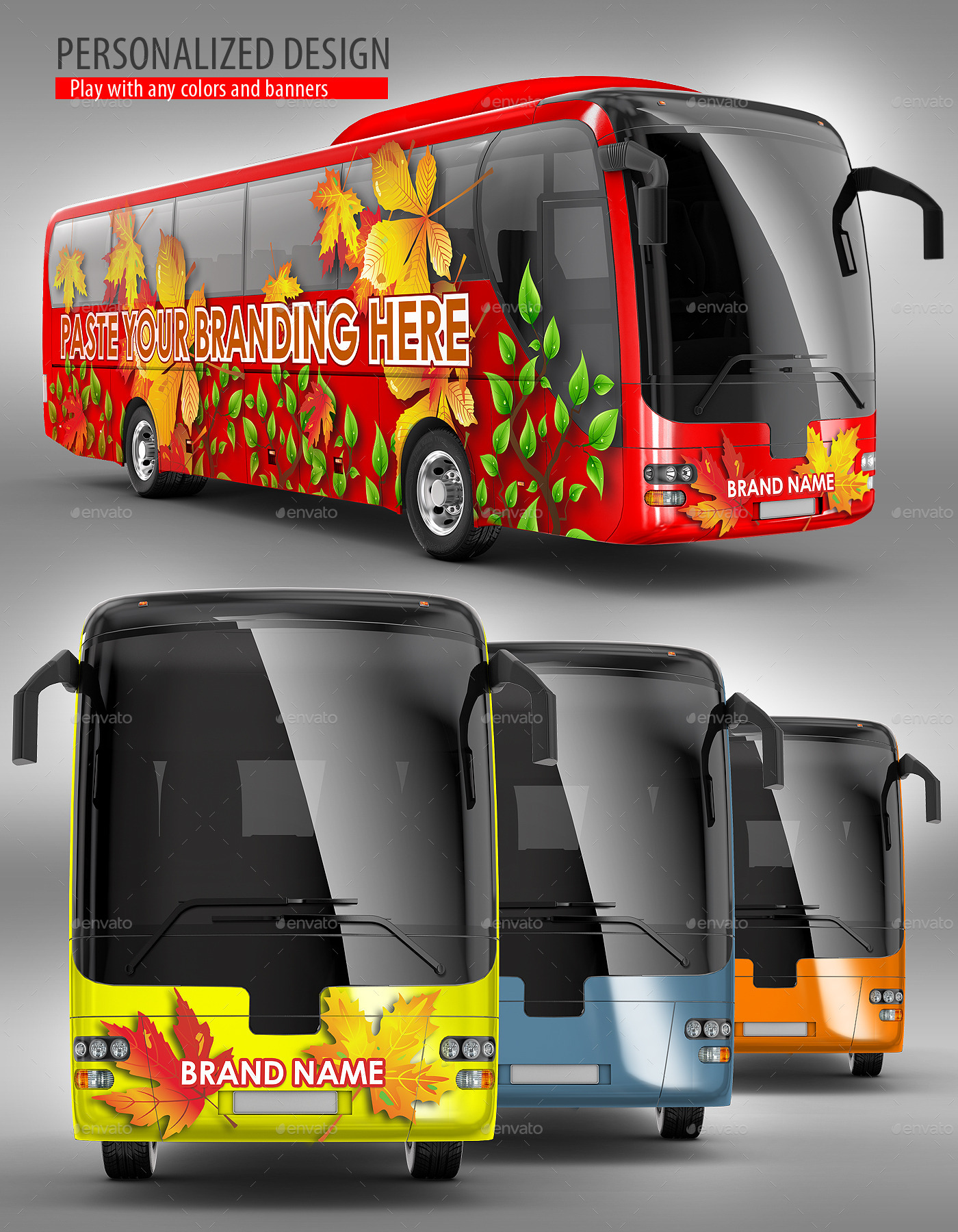 Download 12+ Best Bus Mockup PSD For Bus Advertising - PSD Templates Blog