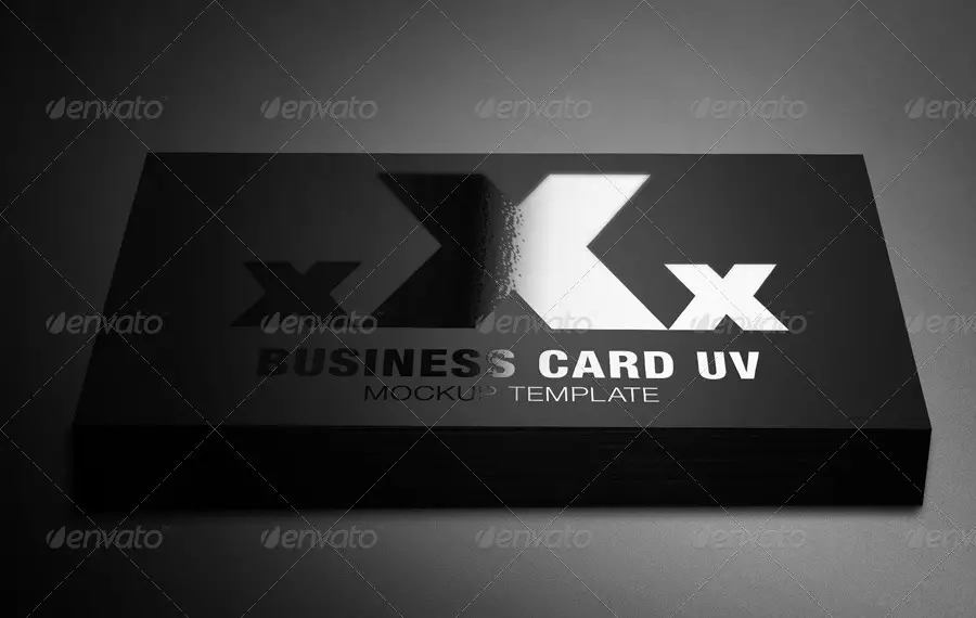 Business Card UV Mockup