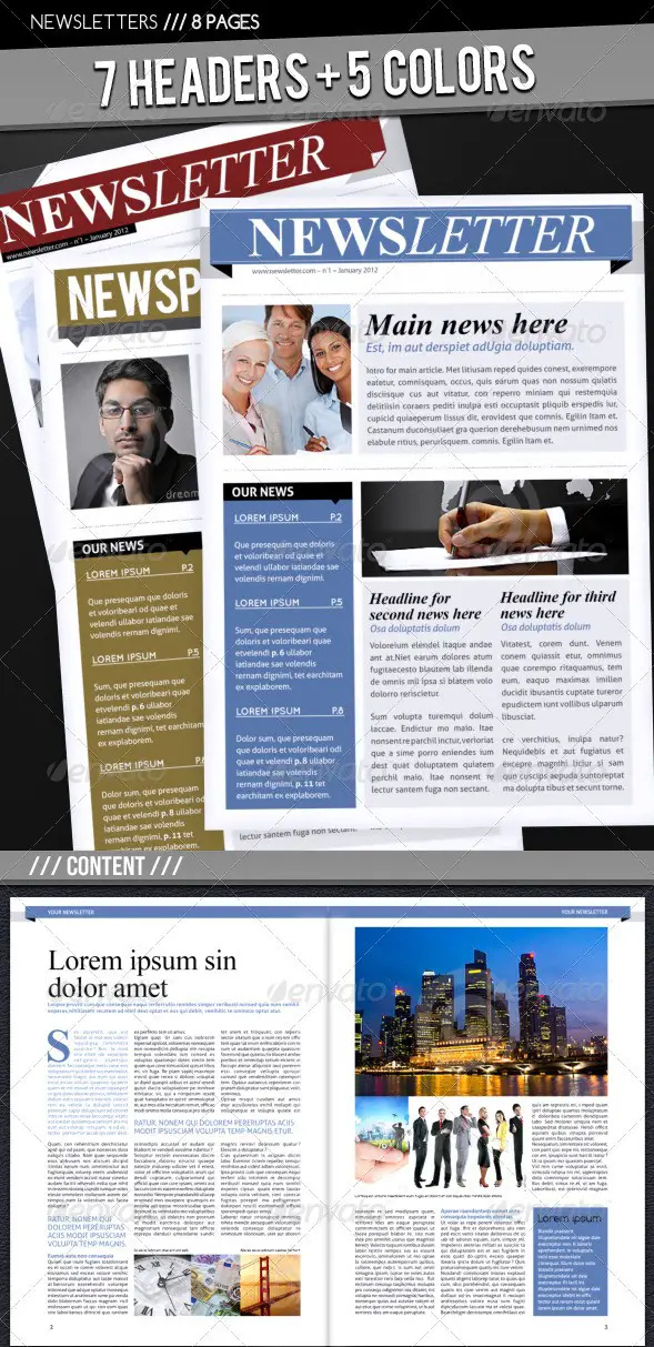 Business Newsletter A4