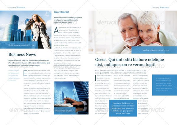46+ Printable Newsletter Templates in PSD &amp; InDesign Formats - Detailed ...