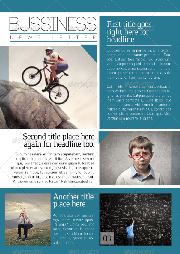 46+ Printable Newsletter Templates in PSD &amp; InDesign Formats - Detailed Guide - PSD Templates Blog