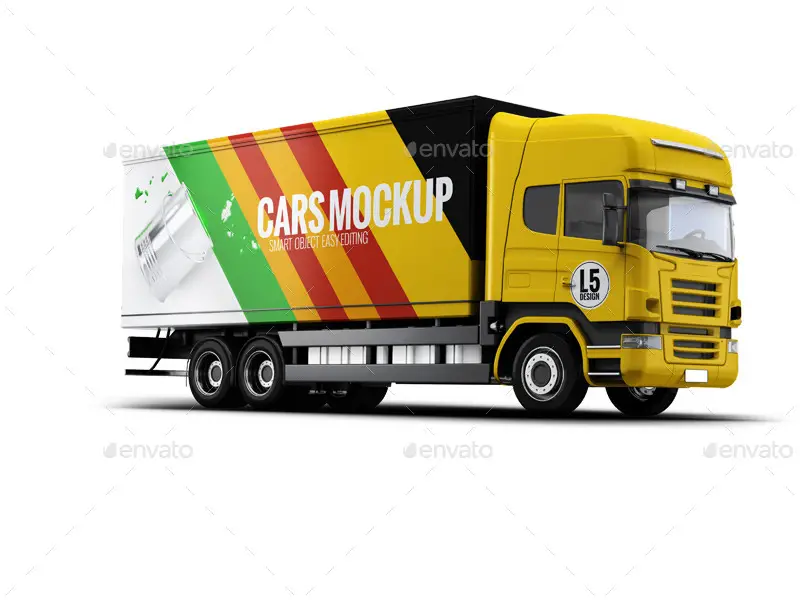 Download 35 Truck Mockup Psd For Trucks Branding Free Premium Download Psd Templates Blog PSD Mockup Templates