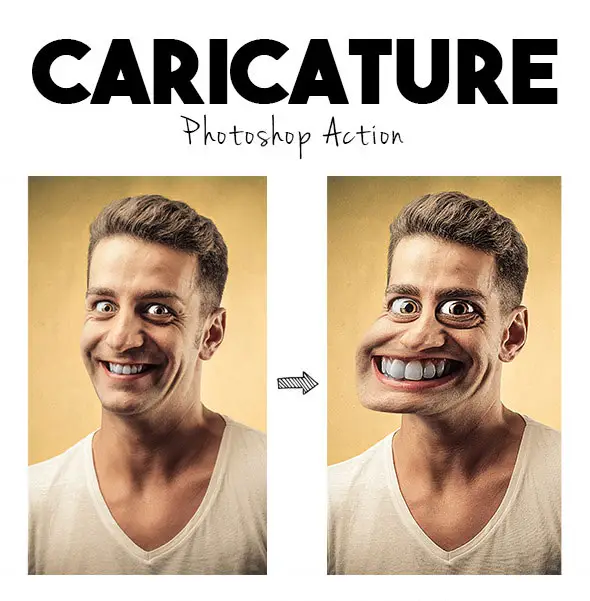 Caricature Photoshop Action