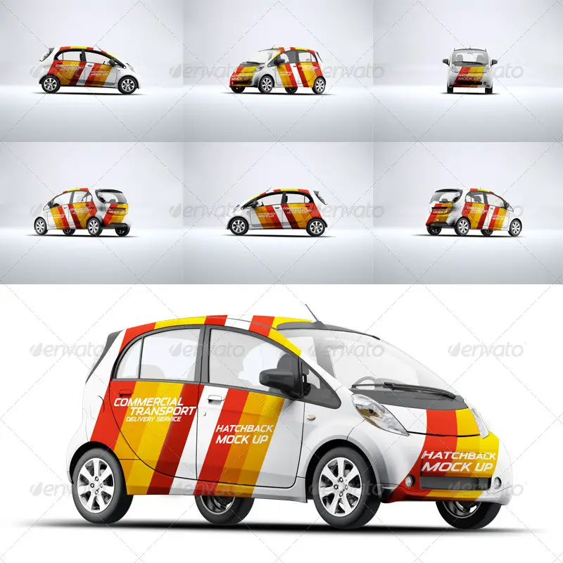 Cars Mockup