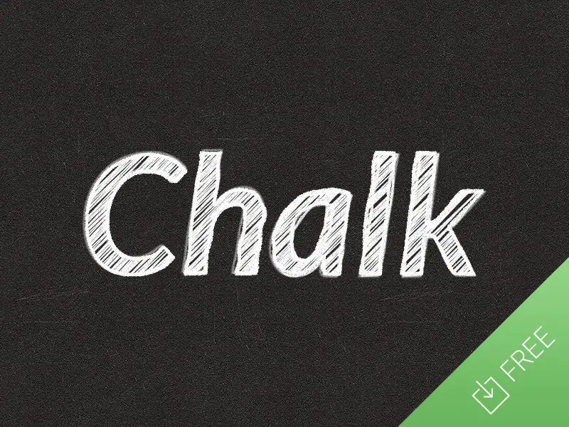 Chalk Text Effect