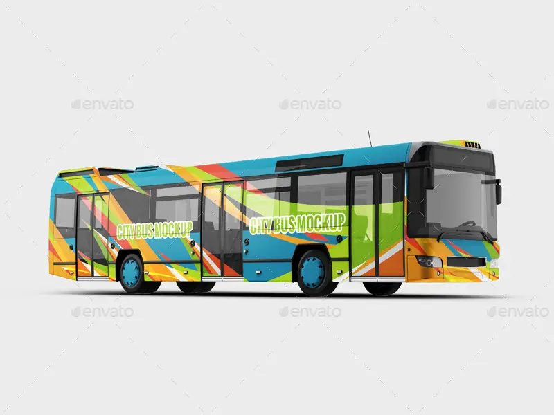 City Bus Mockup