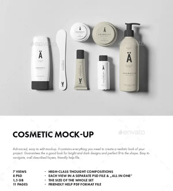 40+ Best PSD Cosmetic Mockup To Showcase Cosmetics Designs PSD