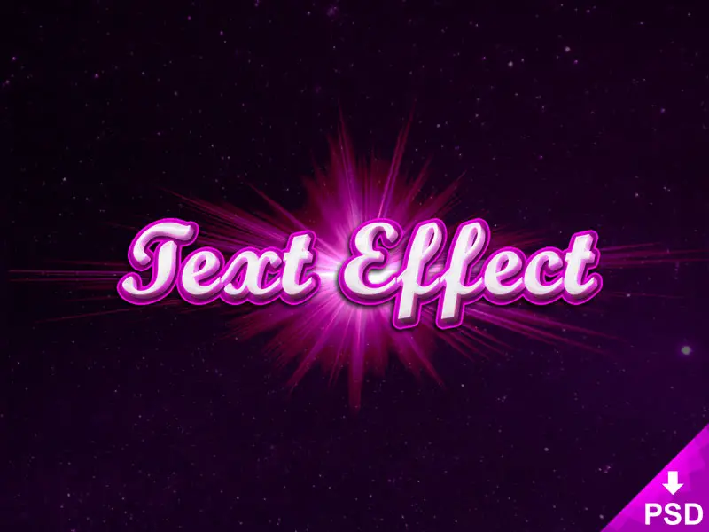 Dribbble Text Effect