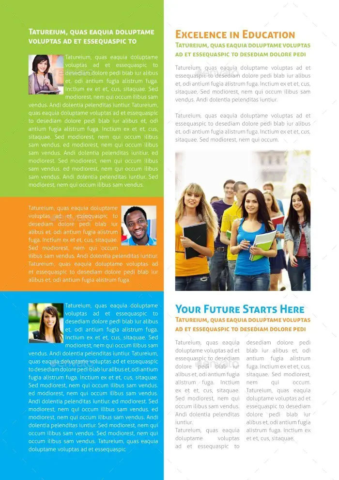 Educational Newsletter Template