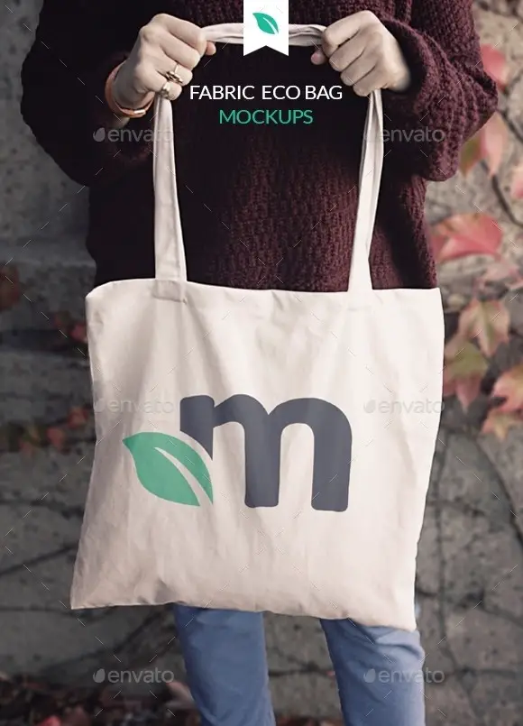 Fabric Eco Bag Mockups