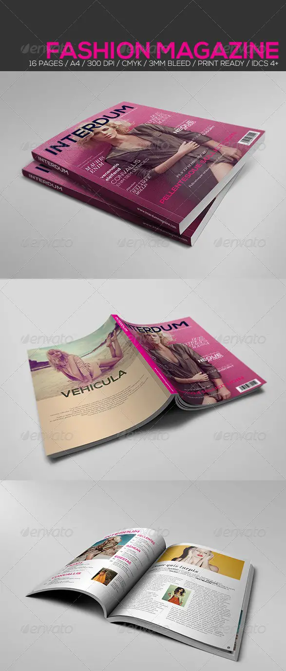 Fashion Magazine Template