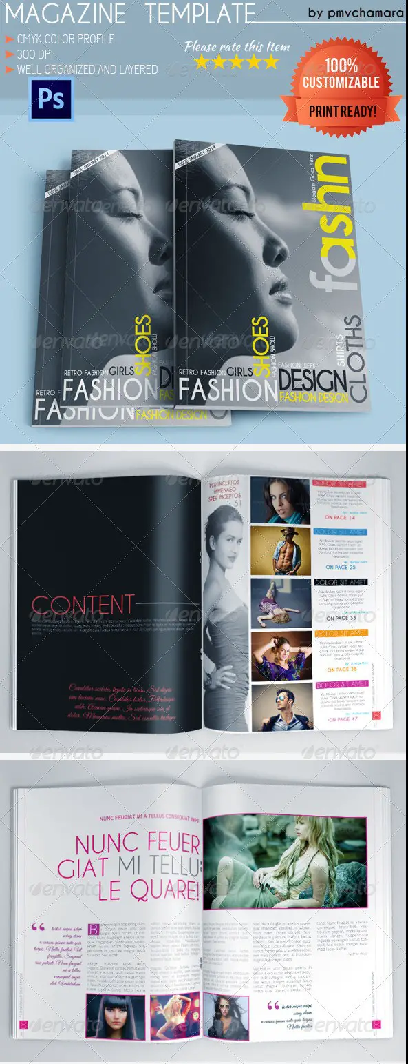 Fashion Magazine Template