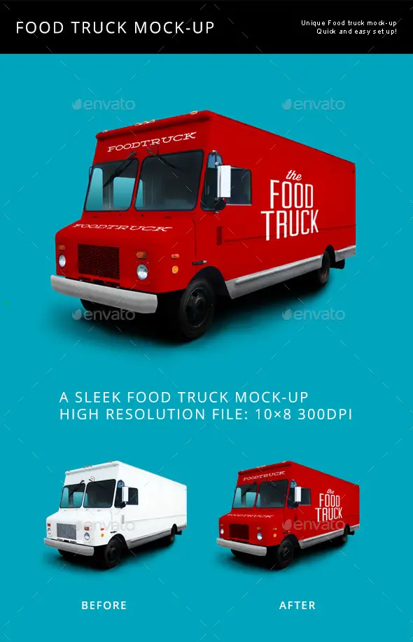 Food Truck Mockup