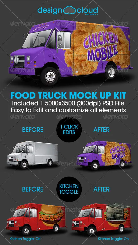 Food Truck Mockup