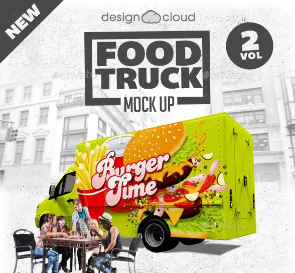 Food Truck Mockup