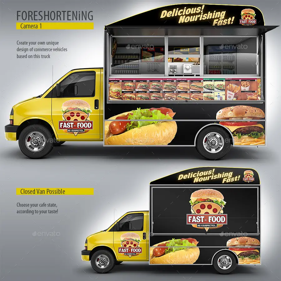 Food Truck Mockup