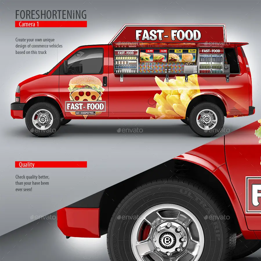 Food Truck Mockup