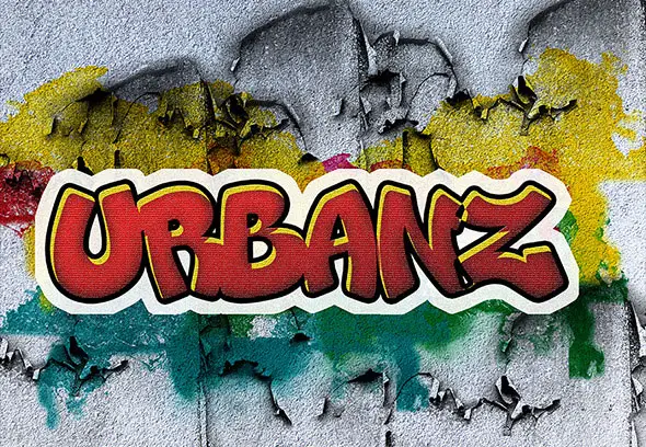 Graffiti Text Style