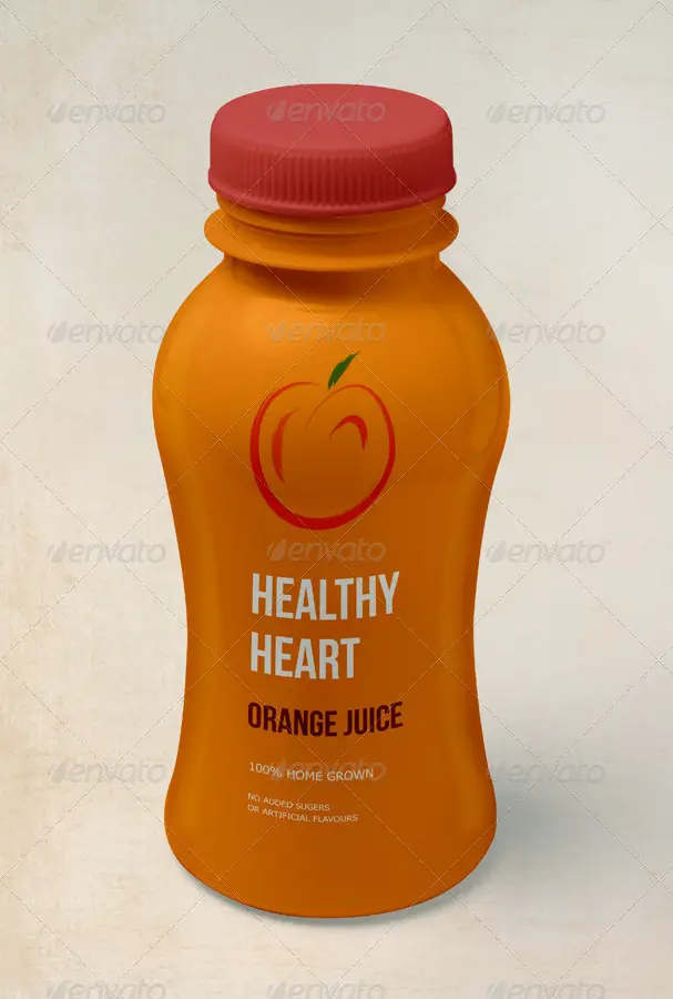 Juice Bottle Mockup