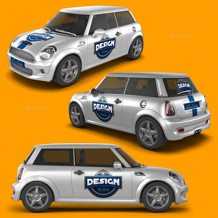 Mini Car Mockup