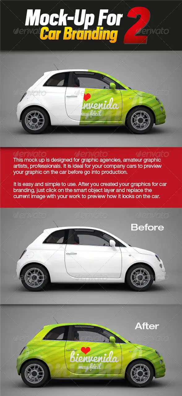 Mockup for Car Branding 2